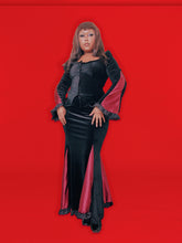 Load image into Gallery viewer, The Morticia Godet Skirt