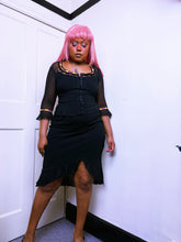Load image into Gallery viewer, Betsey Johnson Swiss dot cardigan and dress ASO Helena Bonham-Carter