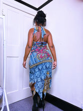 Load image into Gallery viewer, Save The Queen Mesh Mangbetu Congolese inspired dress