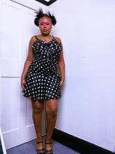 Load image into Gallery viewer, Vintage BNWT Betsey Johnson Polka Dot dress Alt Design ASO Amy Winehouse 2007-2008