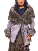 Load image into Gallery viewer, Y2K Faux Fur coat by Edina Ronay London