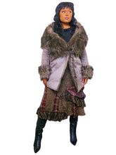 Load image into Gallery viewer, Y2K Faux Fur coat by Edina Ronay London