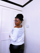 Load image into Gallery viewer, All Saints Button up batwing knit jumper