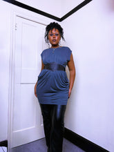 Load image into Gallery viewer, Y2K miss Selfridge Grecian grey dress