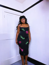 Load image into Gallery viewer, Vintage Mesh Floral Sequin and beaded Dress ASO Baby Spice in 2000