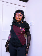 Load image into Gallery viewer, Save the Queen mesh and Mohair jumper