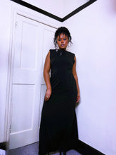 Load image into Gallery viewer, Y2K deep cow neck vest dress