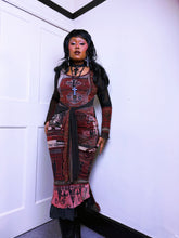 Load image into Gallery viewer, Save The Queen Tribal tie up dress