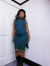 Load image into Gallery viewer, Rare Archival Futur Ozbek Boat neck zip dress