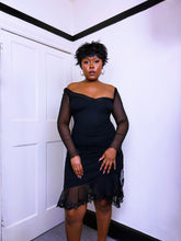 Load image into Gallery viewer, Vintage Betsey Johnson Polka Dot Mesh Dress