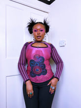 Load image into Gallery viewer, Save The Queen Velvet and Tri-fabric top