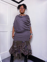 Load image into Gallery viewer, All saints AW08 Spitalfields short sleeve snap button cowl neck knit