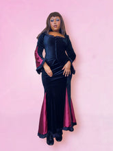 Load image into Gallery viewer, The Morticia Godet Skirt