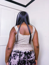 Load image into Gallery viewer, Y2K Chunky knit lace soft corset cami by New Look