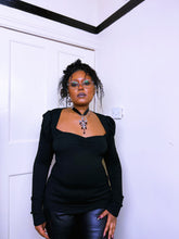 Load image into Gallery viewer, 2000s Mutton Sleeve knit top