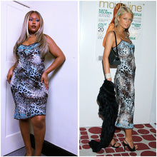 Load image into Gallery viewer, Vintage Silk Slip Dress ASO Paris Hilton