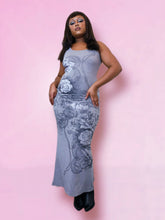 Load image into Gallery viewer, Glitter Racer Back Grey Dress