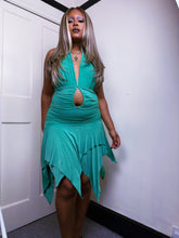 Load image into Gallery viewer, Vintage braided halter dress ASO Cheryl Cole 2004