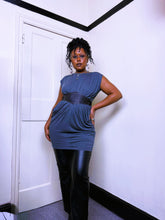 Load image into Gallery viewer, Y2K miss Selfridge Grecian grey dress