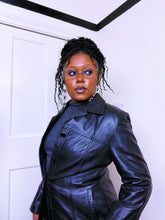 Load image into Gallery viewer, 1990s Leather Button up blazer