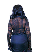 Load image into Gallery viewer, The Goth Doily Blouse
