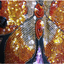 Load image into Gallery viewer, 1970s/1980s Vintage Silk Butterfly Poncho ASO on Beyoncé 2002.