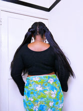 Load image into Gallery viewer, 2000s Betsey Johnson Angora cropped tie up cardigan