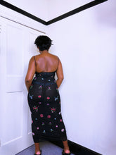Load image into Gallery viewer, 1997 Embroidered Mesh Double lined Maxi Dress ASO Baby Spice