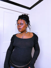 Load image into Gallery viewer, Y2K Miss Sixty Mutton Sleeve knit top