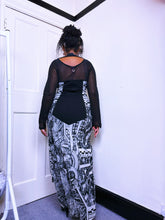 Load image into Gallery viewer, Save The Queen gothic mistress Devore dress