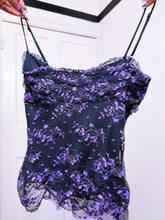 Load image into Gallery viewer, 2000s Betsey Johnson Gothic lace Cami top 
