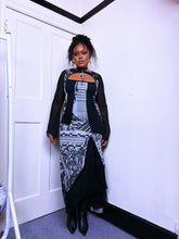 Load image into Gallery viewer, Save The Queen gothic mistress Devore dress