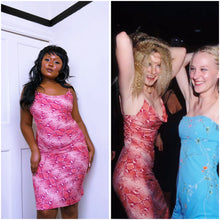Load image into Gallery viewer, Vintage RARE Silk Cowl Neck Dress by Diane Von Furstenberg ASO Kirsten Dunst in 2000