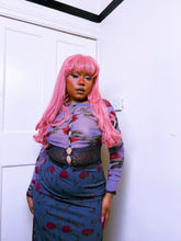 Load image into Gallery viewer, Betsey Johnson coded Kimchi Blue grey micromesh cardigan