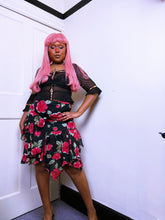 Load image into Gallery viewer, Euro summer ruffled floral midi dress