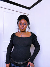 Load image into Gallery viewer, Y2K Miss Sixty Mutton Sleeve knit top