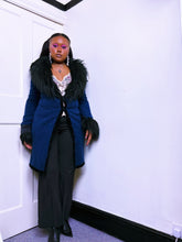 Load image into Gallery viewer, 1990s Betsey Johnson Faux fur coat