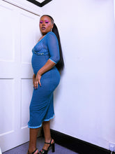 Load image into Gallery viewer, 1990s Betsey Johnson Mesh 3/4 dress