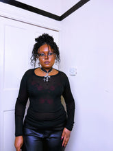 Load image into Gallery viewer, Allsaints sheer long sleeve