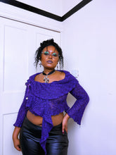 Load image into Gallery viewer, Archival Zone Bleue Purple jumper