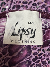 Load image into Gallery viewer, Lipsy 1997 label alligator print sequin halter dress