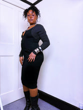 Load image into Gallery viewer, Cop Copine ribbed zip up dress