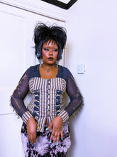 Load image into Gallery viewer, Save The Queen Grungy Corset lacing blouse