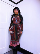 Load image into Gallery viewer, Save The Queen Tribal tie up dress