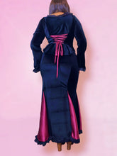 Load image into Gallery viewer, The Morticia Godet Skirt