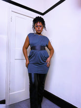 Load image into Gallery viewer, Y2K miss Selfridge Grecian grey dress