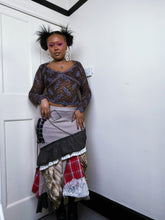Load image into Gallery viewer, Archival Multi-fabric Whimsigoth Fairy Skirt