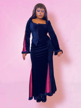 Load image into Gallery viewer, The Morticia Godet Skirt