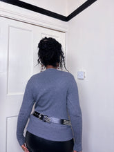 Load image into Gallery viewer, Ribbed knit grey long sleeve