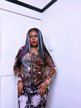 Load image into Gallery viewer, STQ coded leopard print micro mesh top